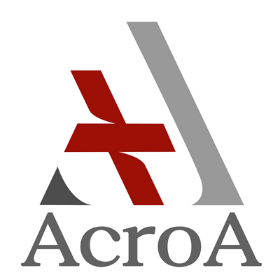 AcroA IT support logo (transparent) representing computer services, technical support, and digital